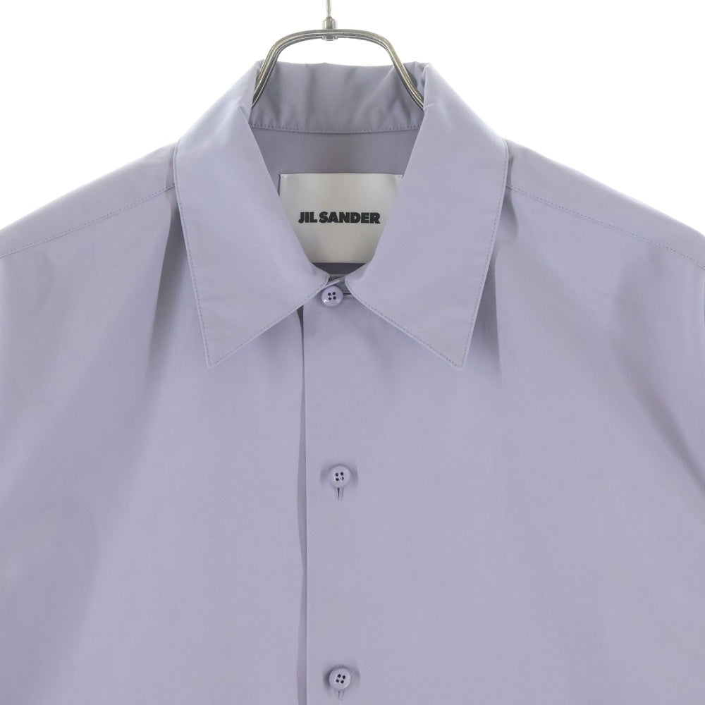 JIL SANDER(ジルサンダー) 23AW POINTED COLLOR SHIRT POWDER BLUE ポインテッドカラー 長袖シャツ グレー