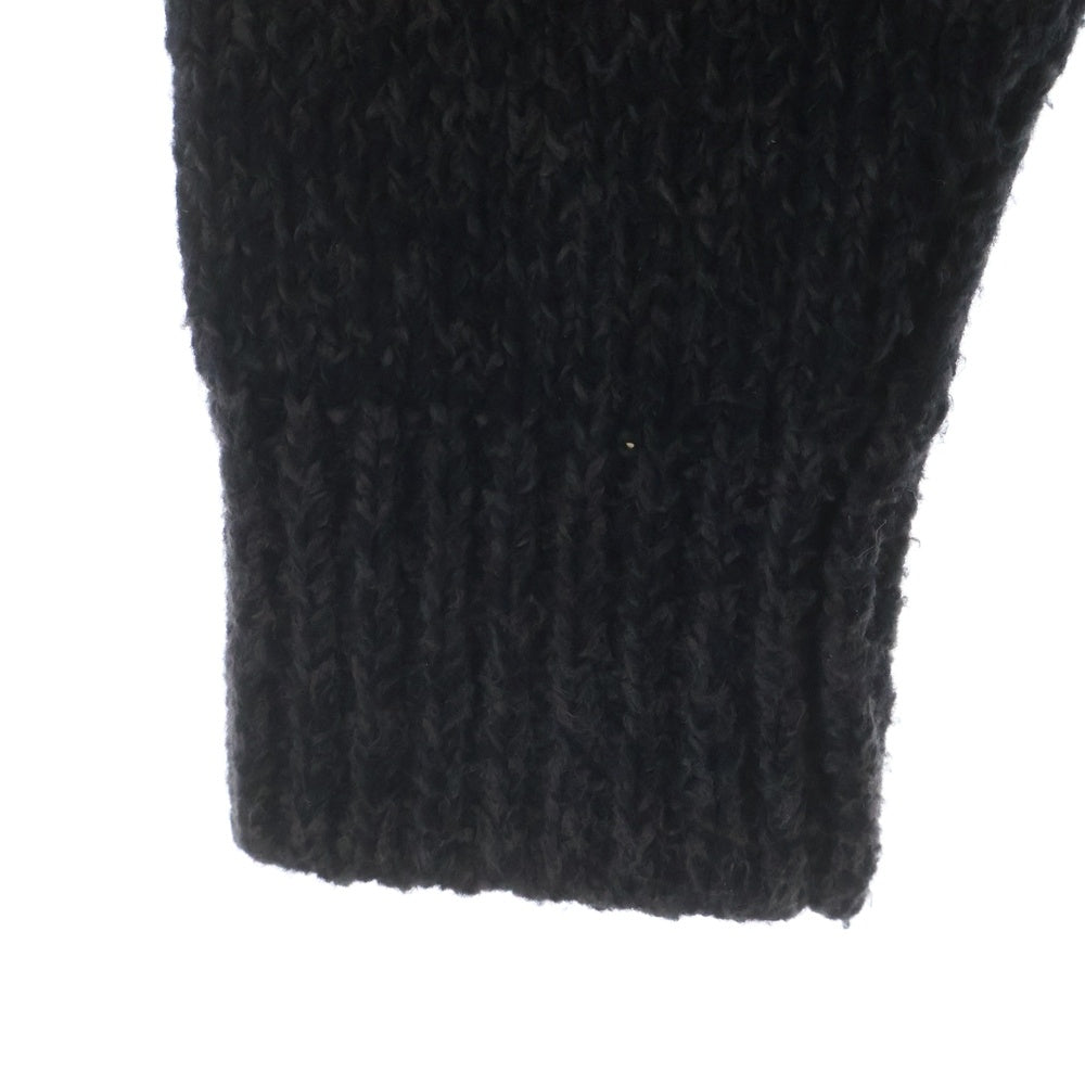 Acne Studios(アクネ ストゥディオズ) ウールブレンド Vネックニットカーディガン セーター ブラック FN-MN-KNIT000308
