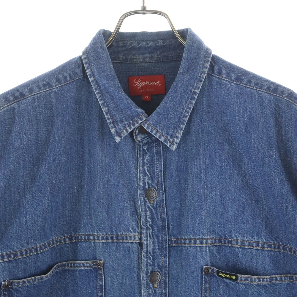 SUPREME(シュプリーム) 23SS Denim Painter Shirt ペインター ロングスリーブ デニムシャツ インディゴ