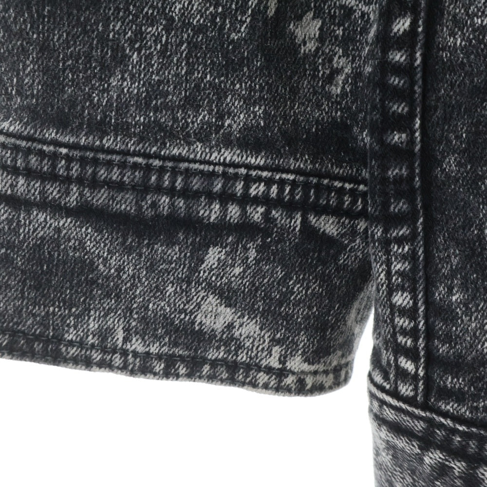 SHAREEF(シャリーフ) BIG DENIM JACKET ウォッシュド加工 ビッグ デニムジャケット ブラック 17711019
