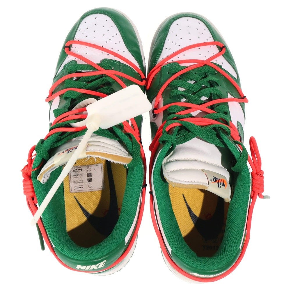 NIKE(ナイキ) ×OFF-WHITE DUNK LOW PINE GREEN オフホワイト ダンク ローカットスニーカー ホワイト/パイングリーン US11/29cm CT0856-100