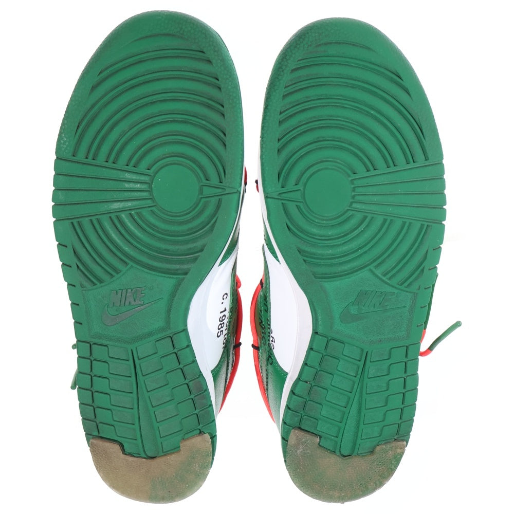 NIKE(ナイキ) ×OFF-WHITE DUNK LOW PINE GREEN オフホワイト ダンク ローカットスニーカー ホワイト/パイングリーン US11/29cm CT0856-100