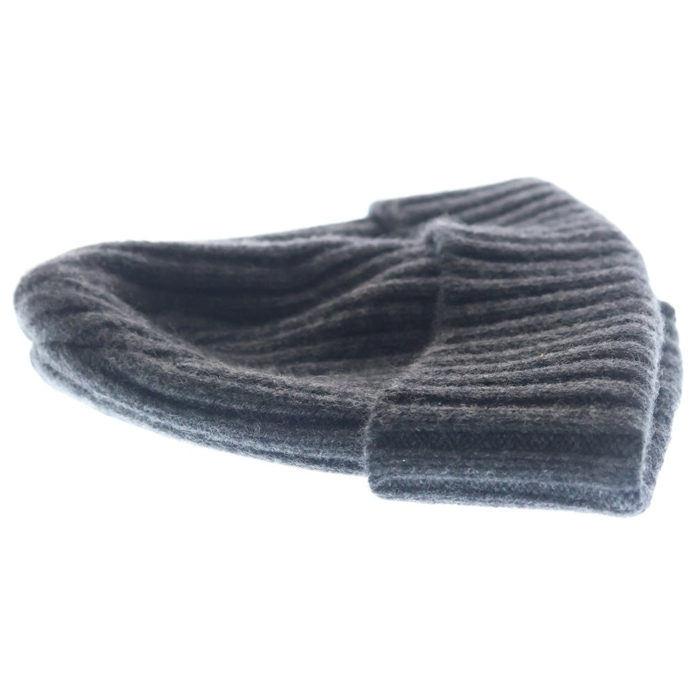 NO BRAND(ノーブランド) cash&barba キャッシュアンドバルバ BEANIE ニットキャップ 帽子 ビーニー グレー