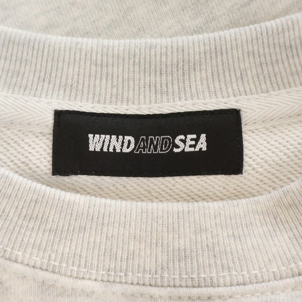WIND AND SEA(ウィンダンシー) 26SS MARILYN MONROE WDS CREWNECK SWEAT SHIRT マリリンモンロースウェットトレーナー グレー WDS-C-MRM-26-Q1-CS-06
