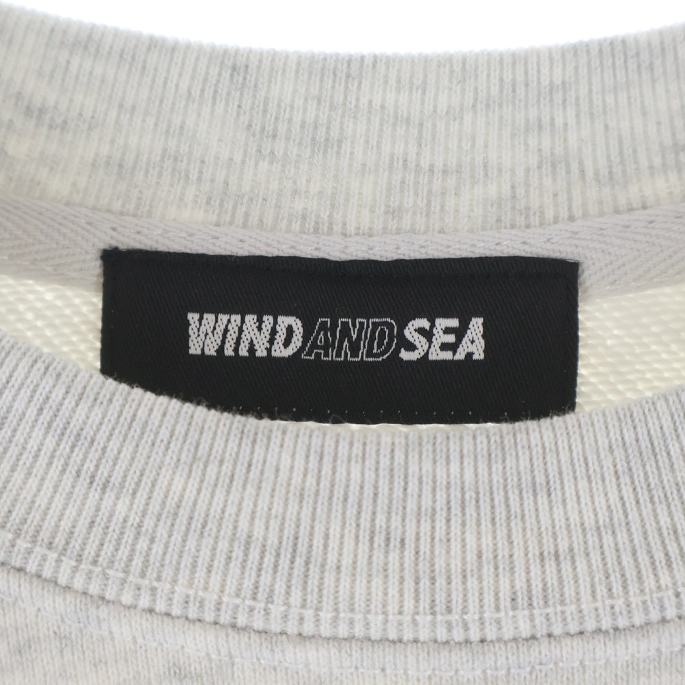 WIND AND SEA(ウィンダンシー) 26SS MARILYN MONROE WDS CREWNECK SWEAT SHIRT マリリンモンロースウェットトレーナー グレー WDS-C-MRM-26-Q1-CS-06