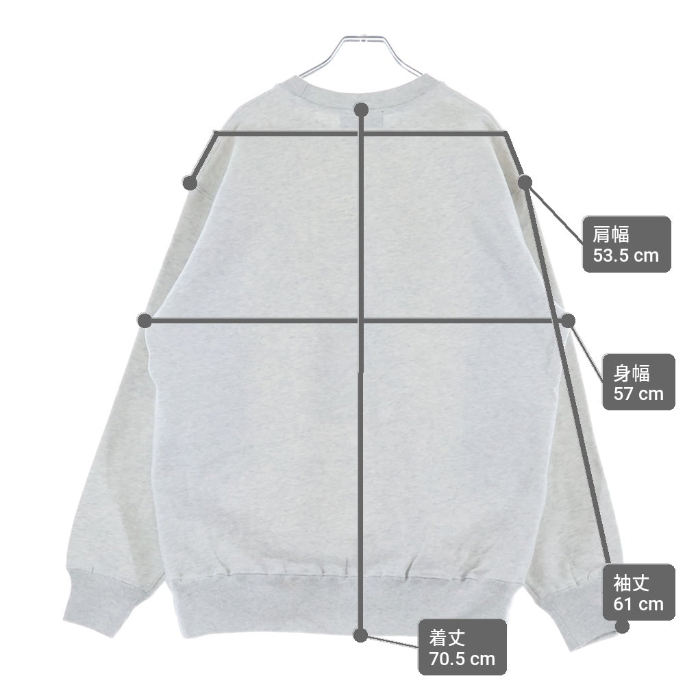 WIND AND SEA(ウィンダンシー) 26SS MARILYN MONROE WDS CREWNECK SWEAT SHIRT マリリンモンロースウェットトレーナー グレー WDS-C-MRM-26-Q1-CS-06