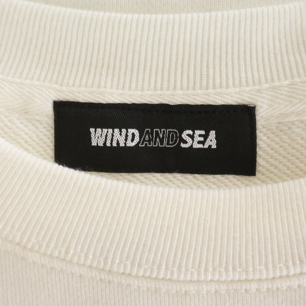 WIND AND SEA(ウィンダンシー) 26SS MARILYN MONROE WDS CREWNECK SWEAT SHIRT マリリンモンロースウェットトレーナー ホワイト WDS-C-MRM-26-Q1-CS-06