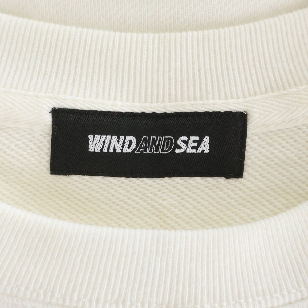 WIND AND SEA(ウィンダンシー) 26SS MARILYN MONROE WDS CREWNECK SWEAT SHIRT マリリンモンロースウェットトレーナー ホワイト WDS-C-MRM-26-Q1-CS-06