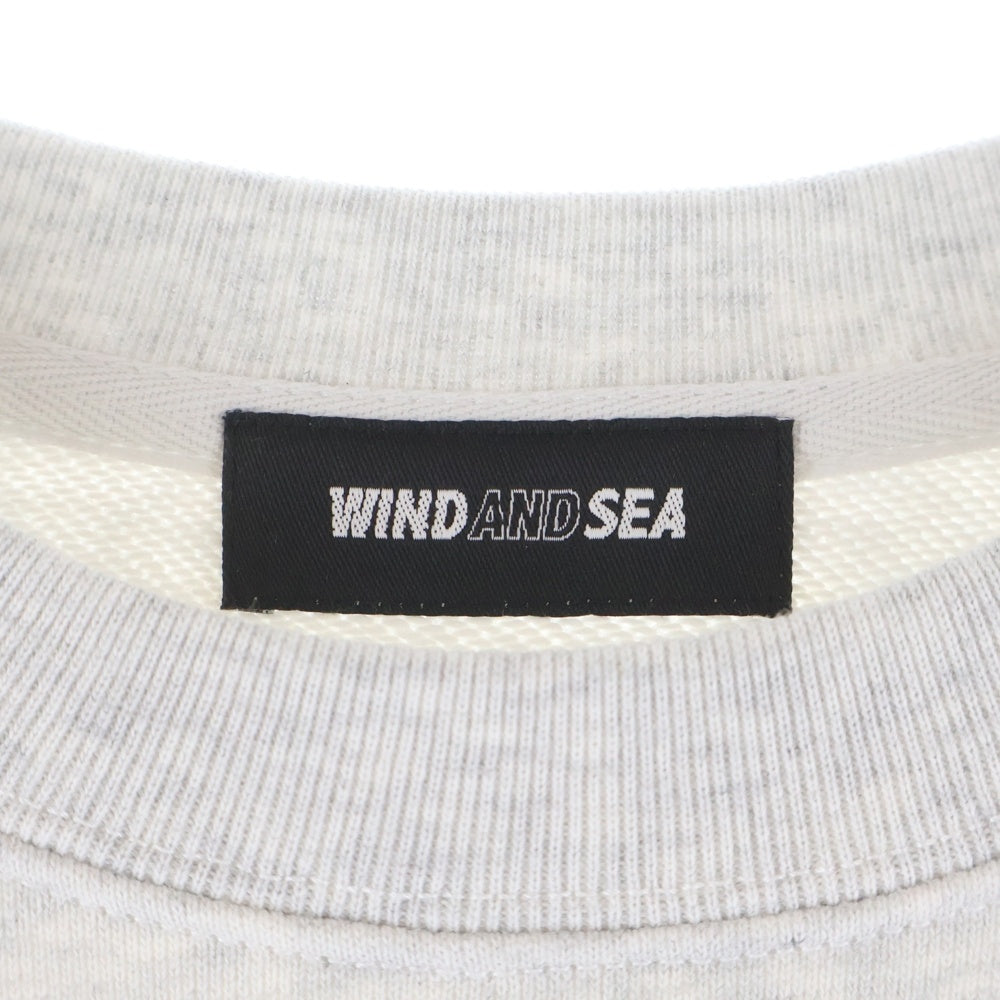 WIND AND SEA(ウィンダンシー) 26SS MARILYN MONROE WDS CREWNECK SWEAT SHIRT マリリンモンロースウェットトレーナー グレー WDS-C-MRM-26-Q1-CS-06