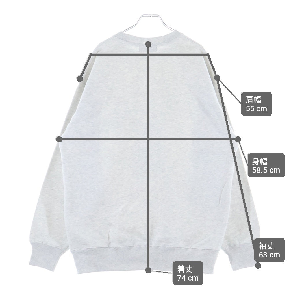 WIND AND SEA(ウィンダンシー) 26SS MARILYN MONROE WDS CREWNECK SWEAT SHIRT マリリンモンロースウェットトレーナー グレー WDS-C-MRM-26-Q1-CS-06