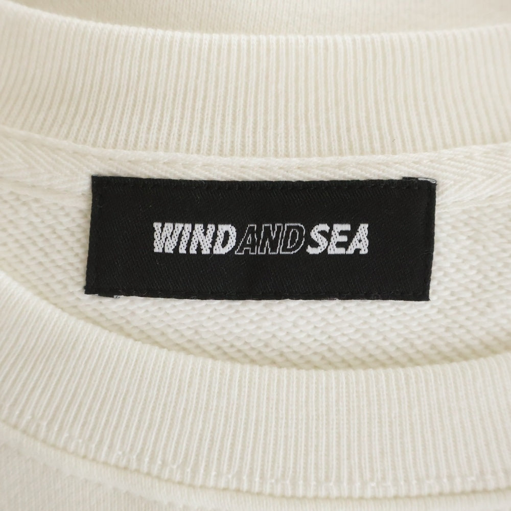 WIND AND SEA(ウィンダンシー) 26SS MARILYN MONROE WDS CREWNECK SWEAT SHIRT マリリンモンロースウェットトレーナー ホワイト WDS-C-MRM-26-Q1-CS-06