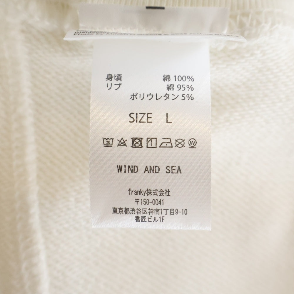 WIND AND SEA(ウィンダンシー) 26SS MARILYN MONROE WDS CREWNECK SWEAT SHIRT マリリンモンロースウェットトレーナー ホワイト WDS-C-MRM-26-Q1-CS-06