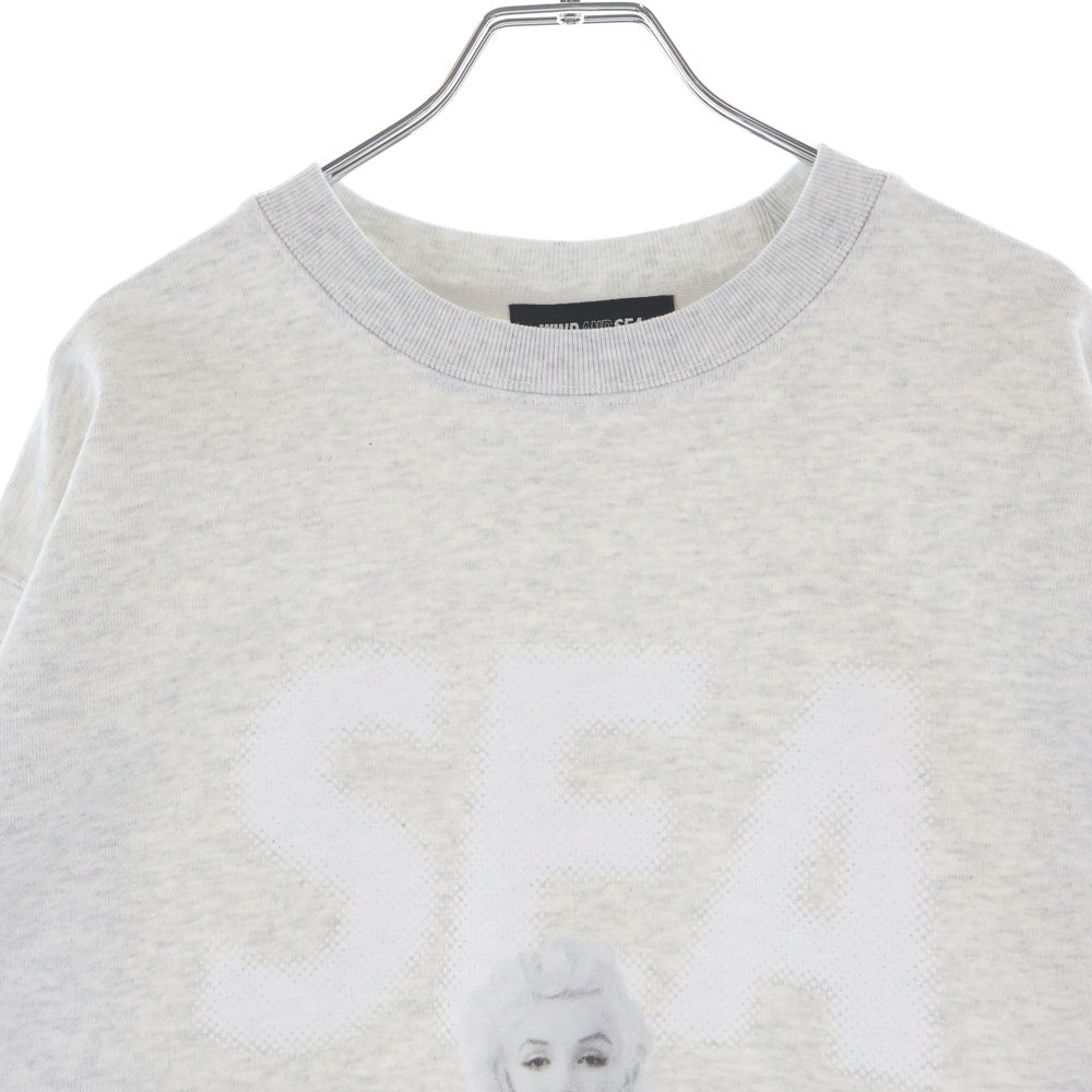 WIND AND SEA(ウィンダンシー) 26SS MARILYN MONROE WDS CREWNECK SWEAT SHIRT マリリンモンロースウェットトレーナー グレー WDS-C-MRM-26-Q1-CS-06