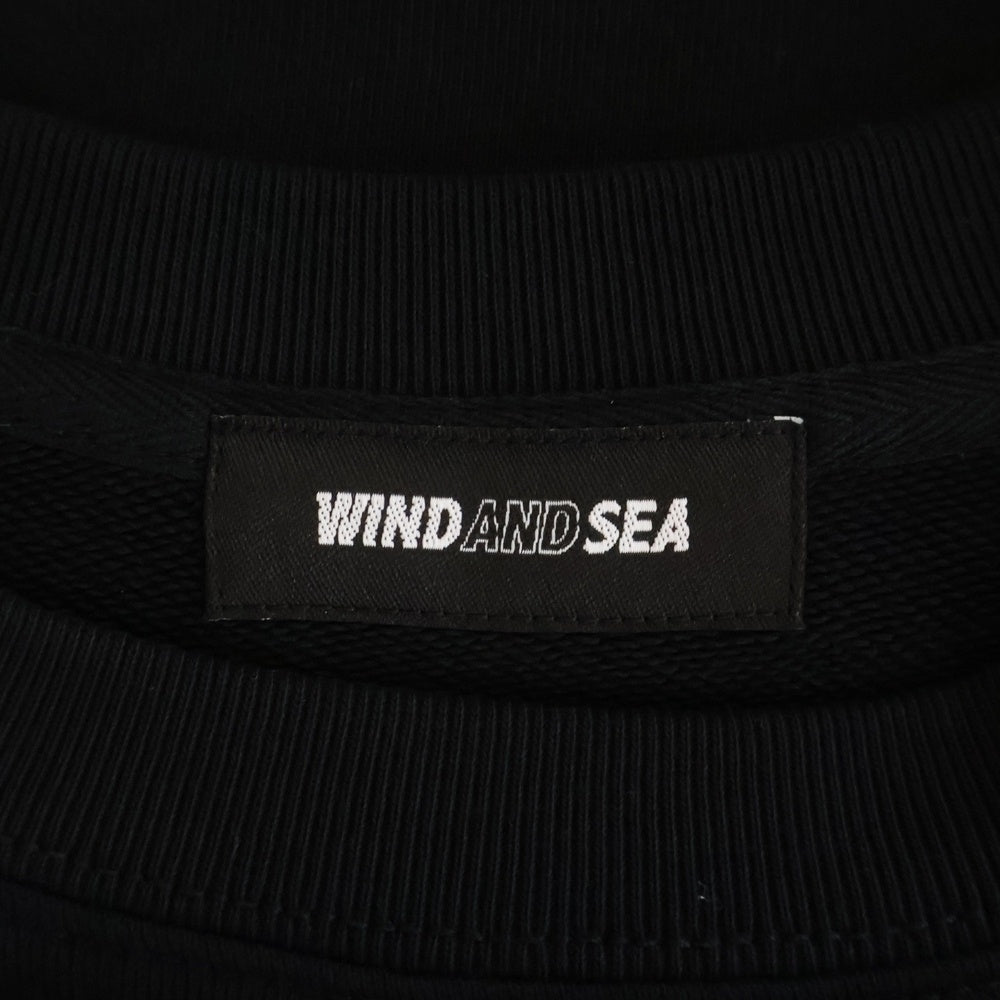 WIND AND SEA(ウィンダンシー) 26SS MARILYN MONROE WDS CREWNECK SWEAT SHIRT マリリンモンロースウェットトレーナー ブラック WDS-C-MRM-26-Q1-CS-06