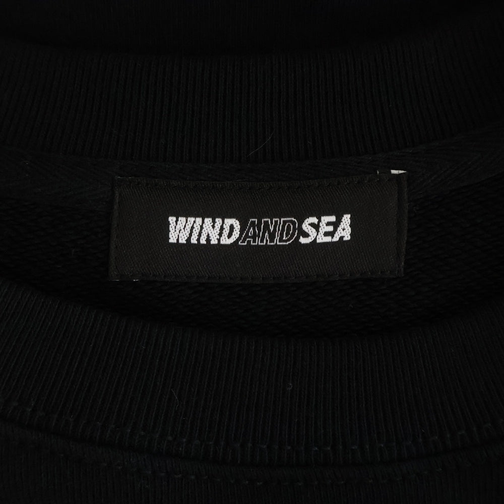 WIND AND SEA(ウィンダンシー) 26SS MARILYN MONROE WDS CREWNECK SWEAT SHIRT マリリンモンロースウェットトレーナー ブラック WDS-C-MRM-26-Q1-CS-06