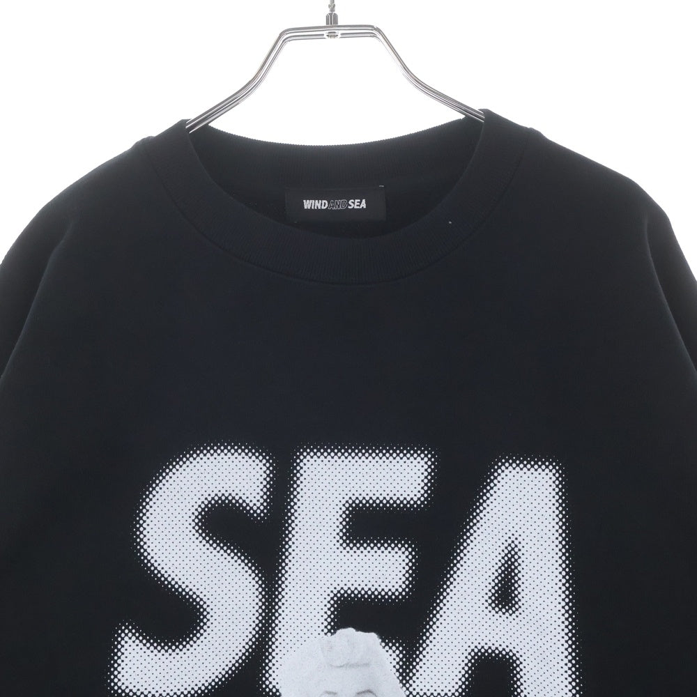WIND AND SEA(ウィンダンシー) 26SS MARILYN MONROE WDS CREWNECK SWEAT SHIRT マリリンモンロースウェットトレーナー ブラック WDS-C-MRM-26-Q1-CS-06