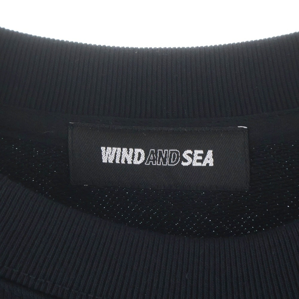 WIND AND SEA(ウィンダンシー) 26SS MARILYN MONROE WDS CREWNECK SWEAT SHIRT マリリンモンロースウェットトレーナー ブラック WDS-C-MRM-26-Q1-CS-06