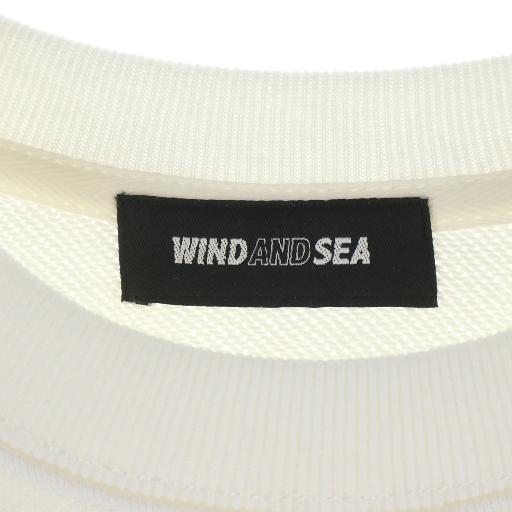 WIND AND SEA(ウィンダンシー) 26SS MARILYN MONROE WDS CREWNECK SWEAT SHIRT マリリンモンロースウェットトレーナー ホワイト WDS-C-MRM-26-Q1-CS-06