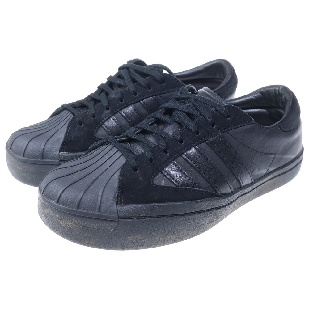 Y-3(ワイスリー) YOHJI STAR ヨウジスター レザーローカットスニーカー ブラック レディース US4.5/22.5cm EH2268