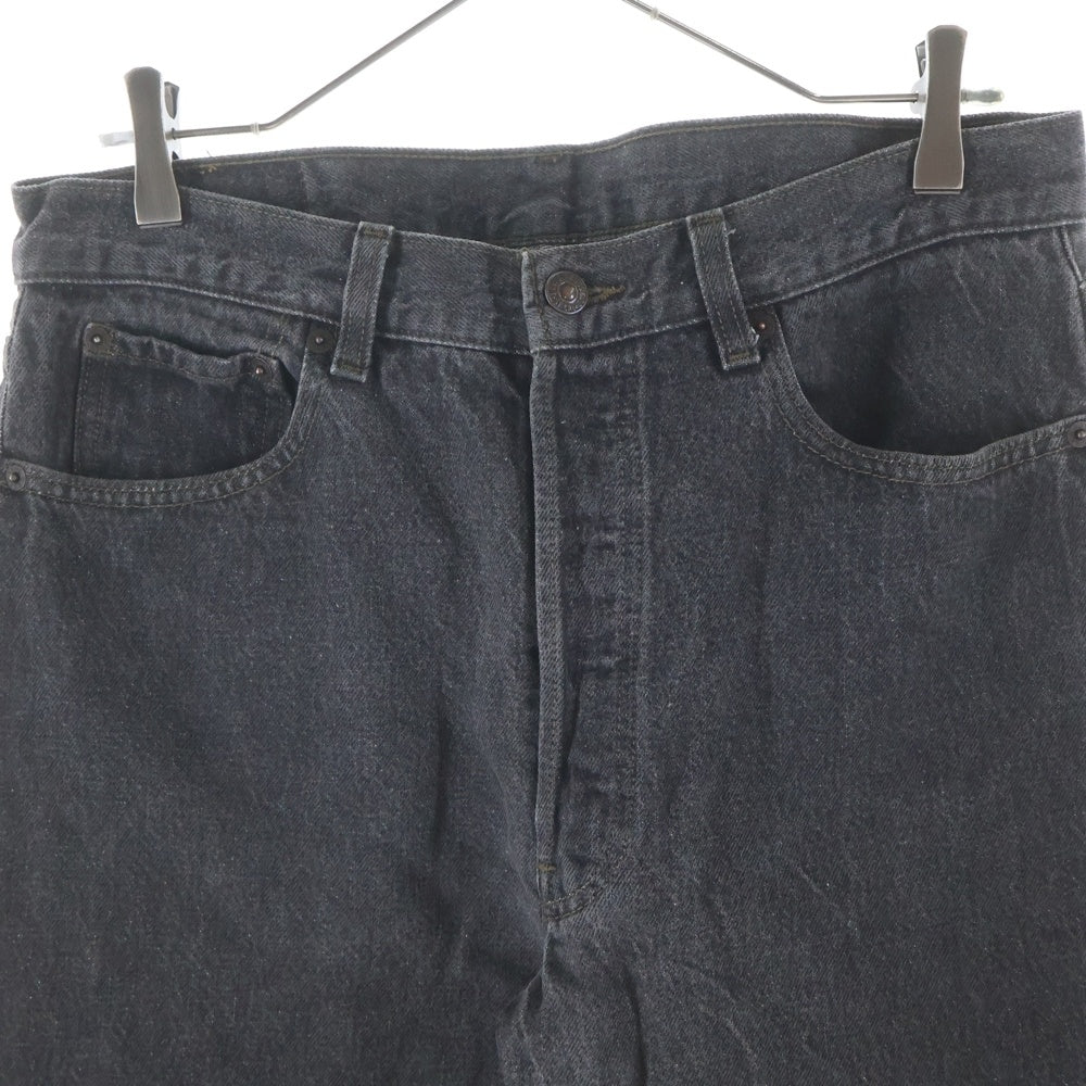 Levi's(リーバイス) 90S VINTAGE 501 USA製 ボタン裏653 ヴィンテージ ボタンフライ デニムパンツ ジーンズ 先染めブラック 501-0658