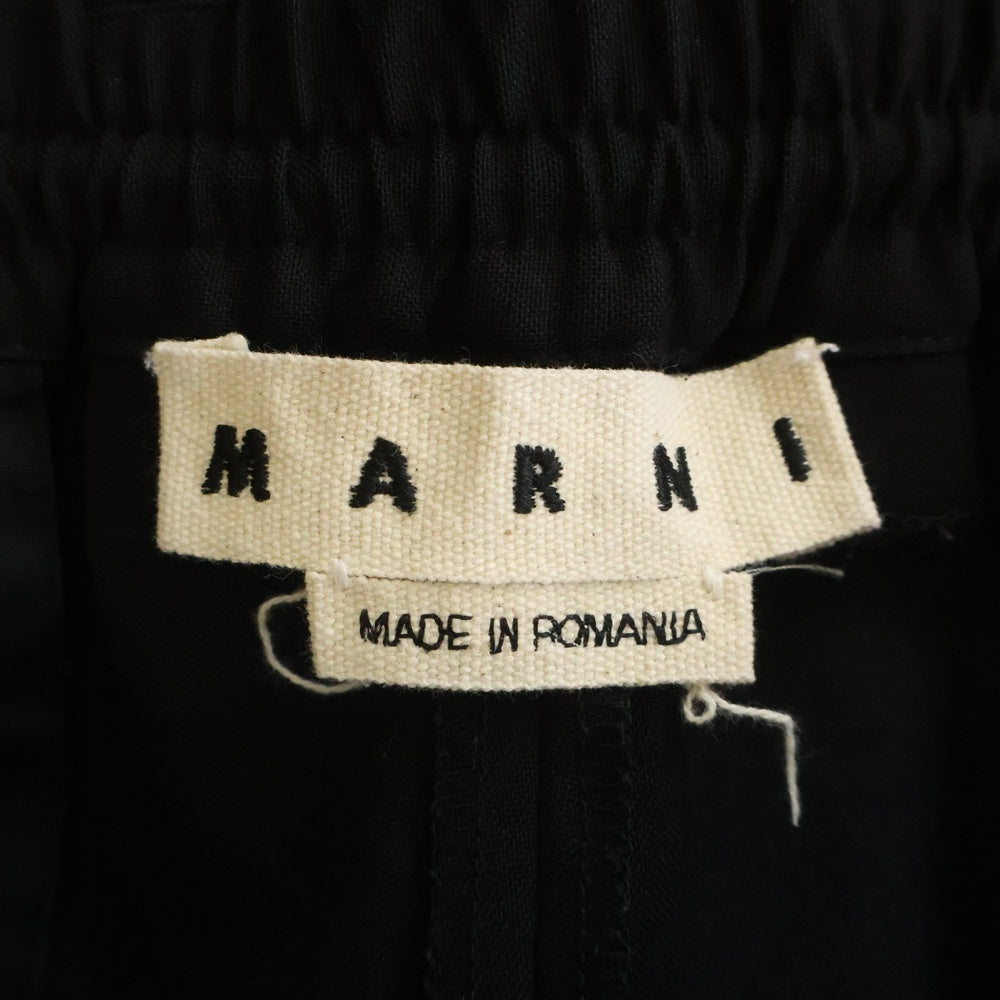 MARNI(マルニ) 21SS トロピカルウール イージーパンツ ブラック PUMU0017A0 S45455