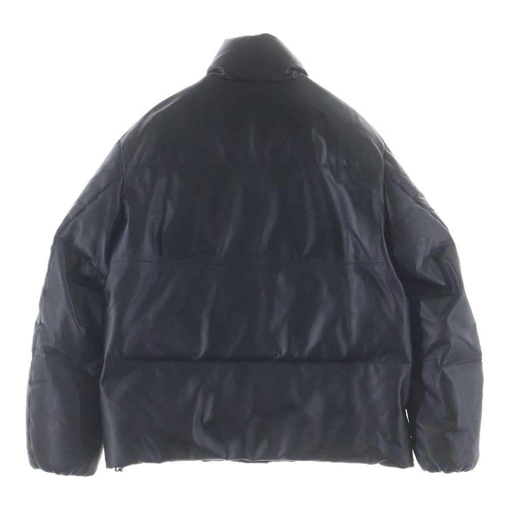 AVIREX(アヴィレックス) 24AW ×Adam et Rope アダムエロぺ レザー ダウンジャケット ブラック 783-4250018