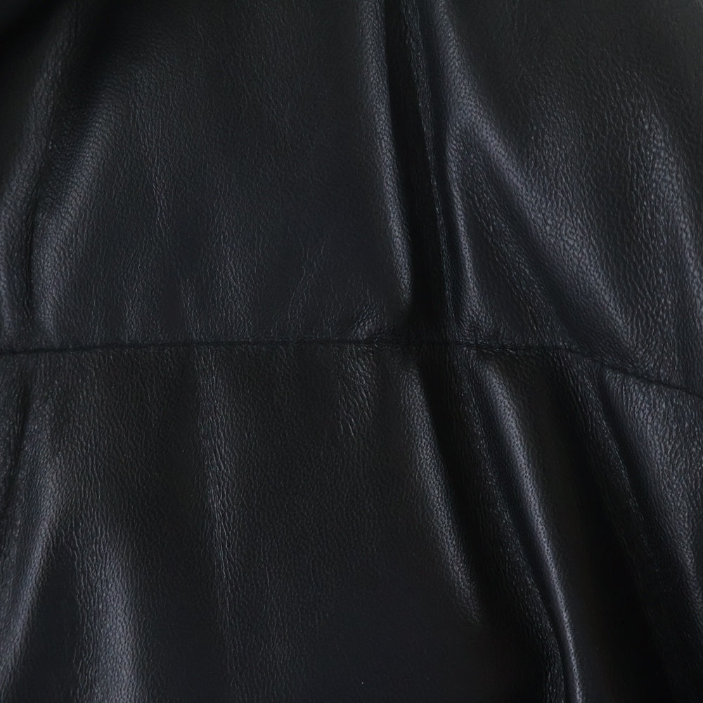 AVIREX(アヴィレックス) 24AW ×Adam et Rope アダムエロぺ レザー ダウンジャケット ブラック 783-4250018