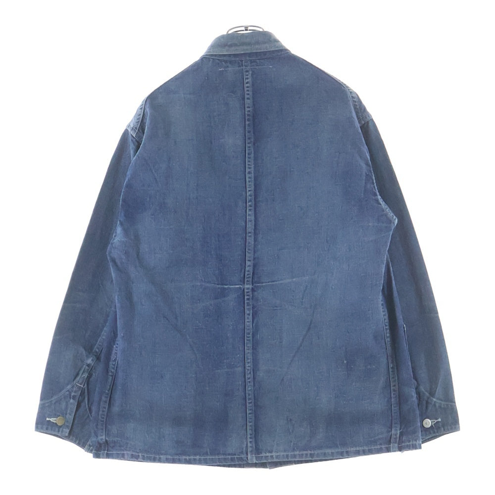KAPTAIN SUNSHINE(キャプテンサンシャイン) ×New Manual DENIM CHORE JACKET ニューマニュアル デニム チョアジャケット カバーオール インディゴ KSNM002
