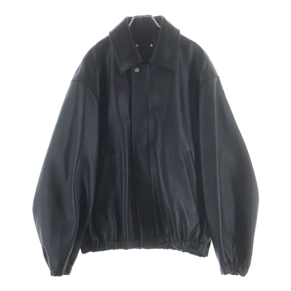 Stein(シュタイン) 25SS LEATHER ZIP SHORT JACKET レザー ジップアップ ショートジャケット ダークブラウン st.1061