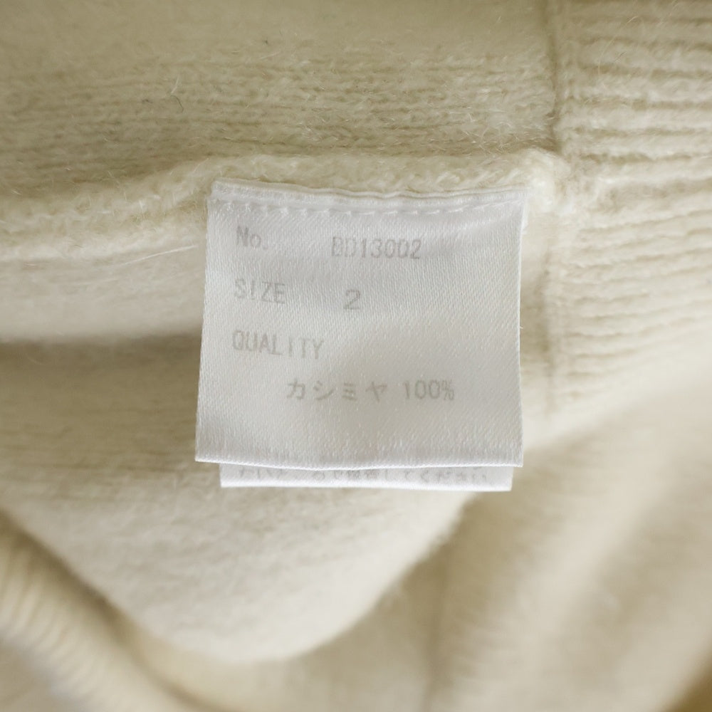 BODHI(ボーディー) CASHMERE HEAVY HOODIE カシミヤ ヘビー プルオーバーパーカー アイボリー BD13002