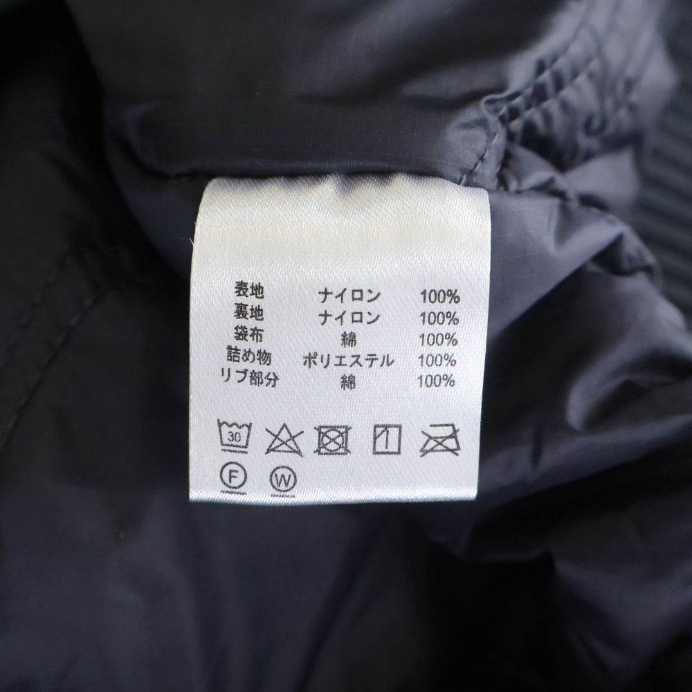 NO BRAND(ノーブランド) BURLAP OUTFITTER バーラップアウトフィッター CAP SHOULDER JACKET 中綿プリマロフト ナイロン キャップ ショルダージャケット グレー