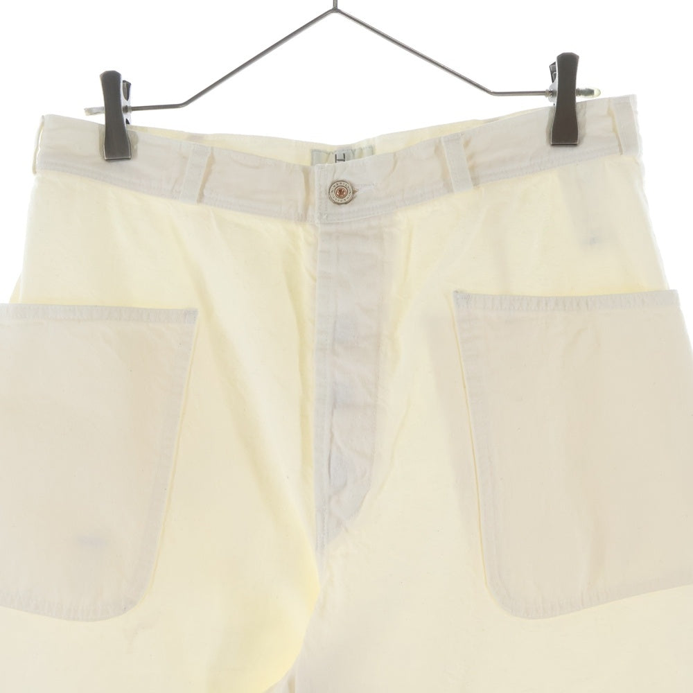 HERILL(ヘリル) 25SS NEPDENIM UTILITY PANTS ネップデニム ユーティリティパンツ ホワイト 25-030-HL-8150-10