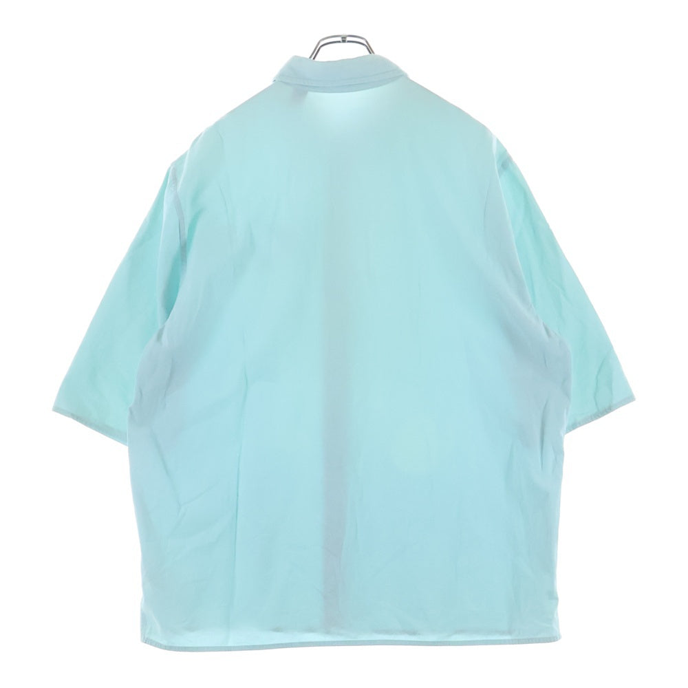 LOUIS VUITTON(ルイヴィトン) 23AW ロゴプリント ショートスリーブ コットンシャツ ブルー RM232Q YH4 HPS53W