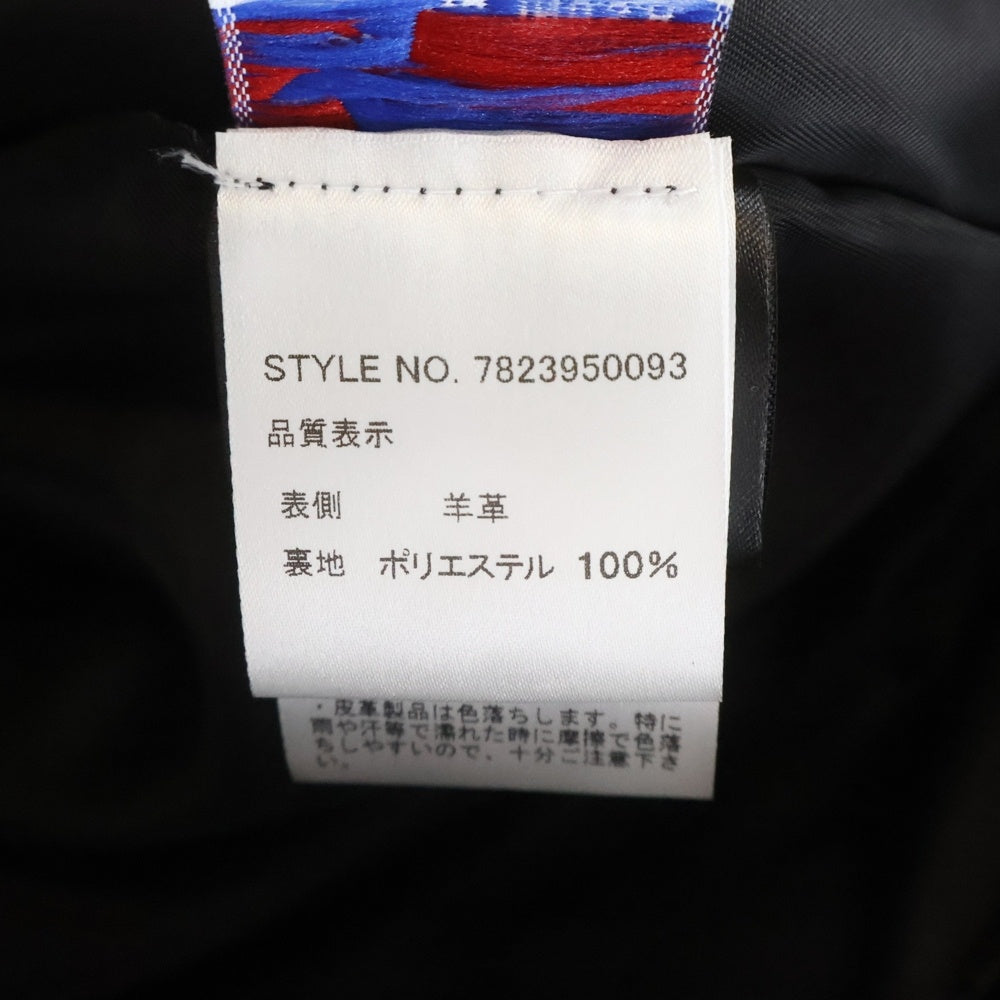 SCHOTT(ショット) 217US SHEEP ONESTAR シープ ワンスター ダブル ライダース ジャケット ブラック 7823950093