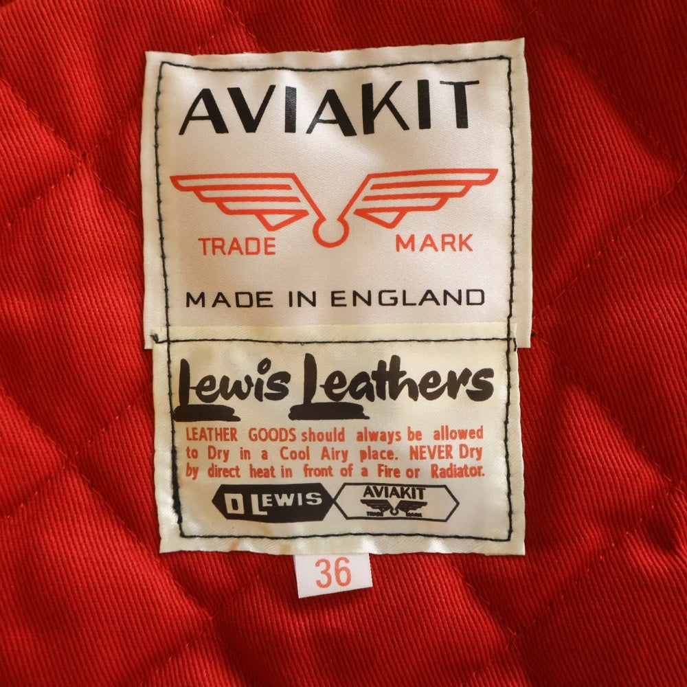 Lewis Leathers(ルイスレザー) 441T CYCLONE TIGHT FIT サイクロン タイトフィット レザー ダブルライダースジャケット イエロー