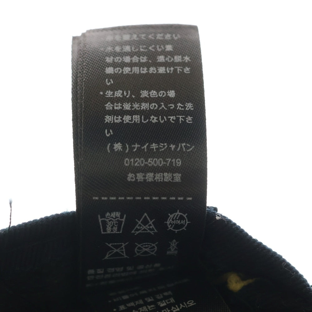 SUPREME(シュプリーム) 15AW ×NIKE Air Jordan 6-Panel Cap Black ナイキ エアジョーダン 6パネル ロゴ刺繍デザイン ベースボールキャップ 帽子 ブラック 799706-010
