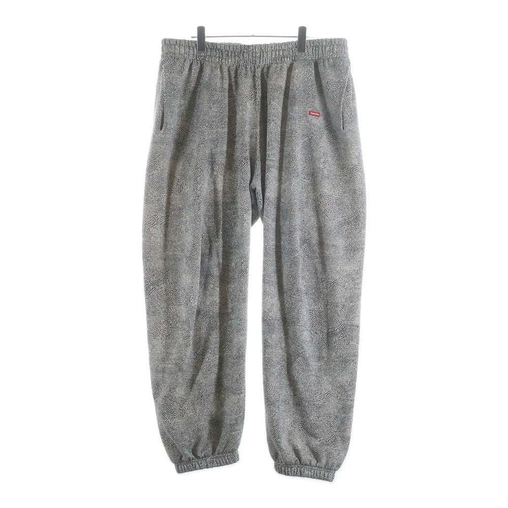 SUPREME(シュプリーム) 25SS Small Box Sweatpant Sneakskin スモールボックスロゴ スネークスキン スウェットパンツ グレー