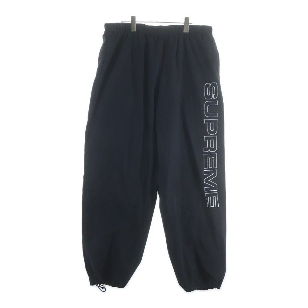 SUPREME(シュプリーム) 25AW Spellout Embroidered Ripstop Track Pant スペルアウト エンブロイダリー リップストップ トラックパンツ ブラック
