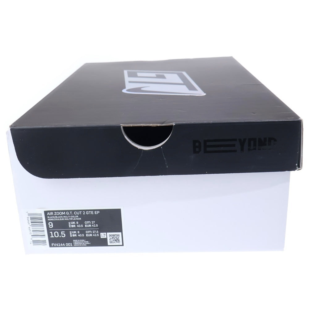 NIKE(ナイキ) ZOOM GT CUT 2 GTE ズーム GT カット2 ローカットスニーカー バスケットボールシューズ ブラック US9/27cm FV4144-001
