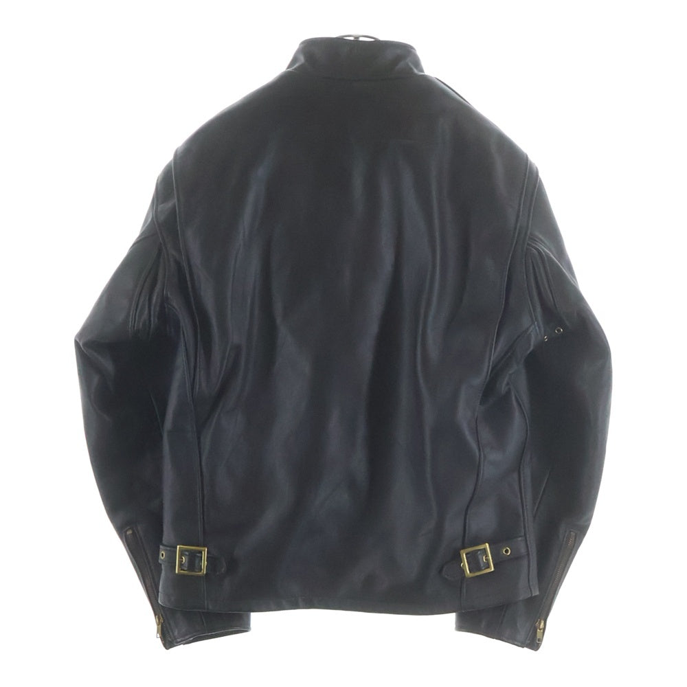 SCHOTT(ショット) 641 SINGLE RIDERS LEATHER JACKET シングルライダース レザージャケット ボアライナー付き ブラック