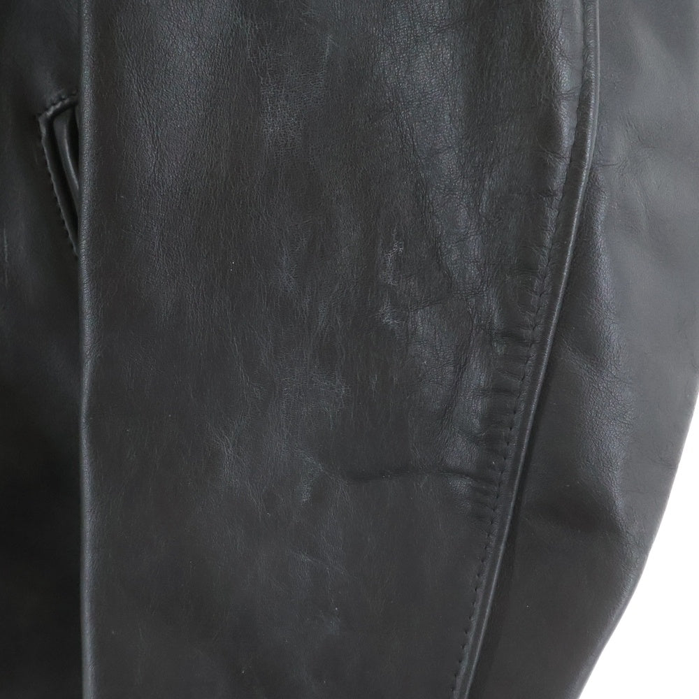 SCHOTT(ショット) 641 SINGLE RIDERS LEATHER JACKET シングルライダース レザージャケット ボアライナー付き ブラック