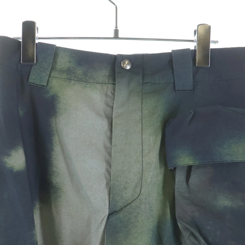 OAMC(オーエーエムシー) 22SS PUFF CARGO PANTS タイダイ柄 パフカーゴパンツ グレー/グリーン OAMU310182 COT00761