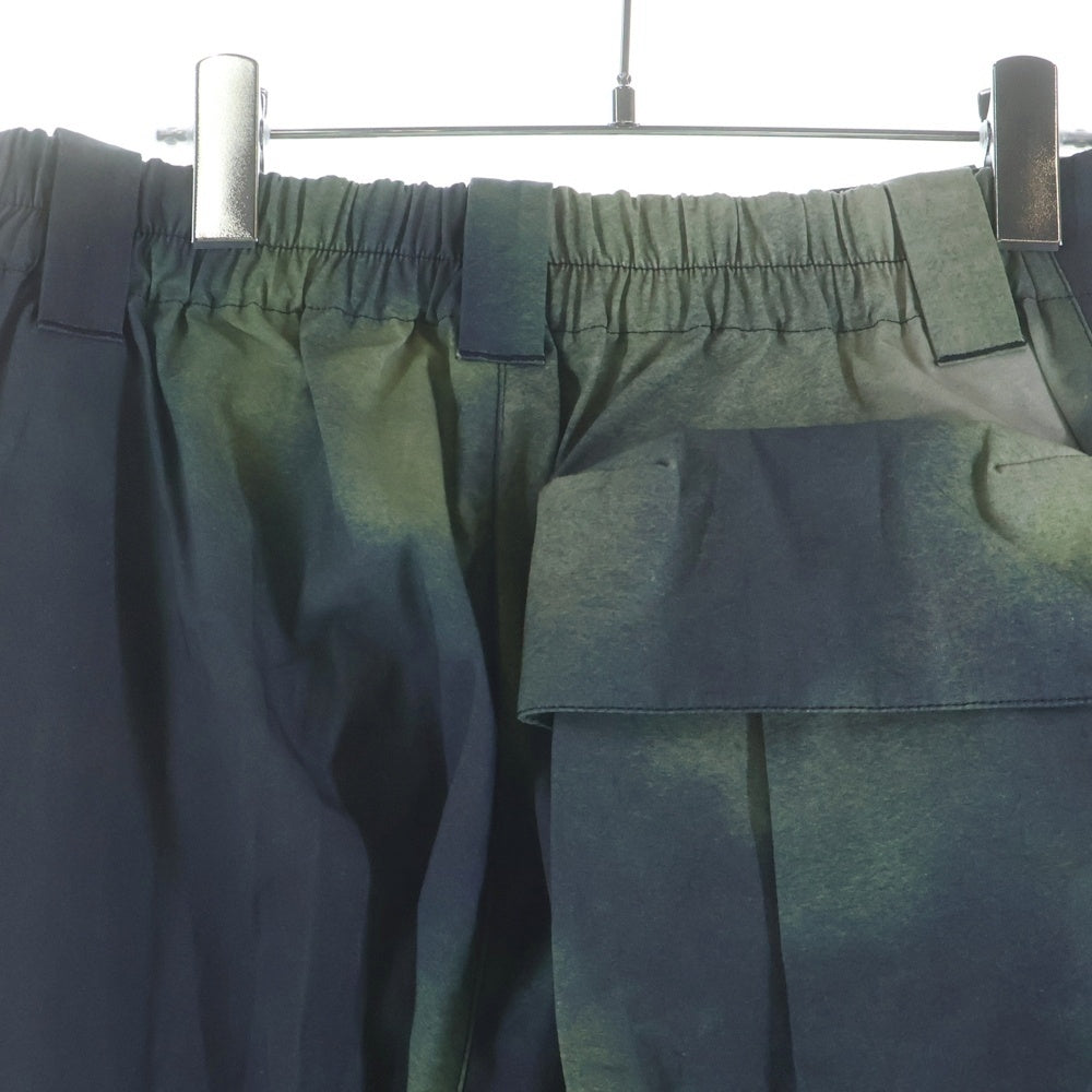 OAMC(オーエーエムシー) 22SS PUFF CARGO PANTS タイダイ柄 パフカーゴパンツ グレー/グリーン OAMU310182 COT00761