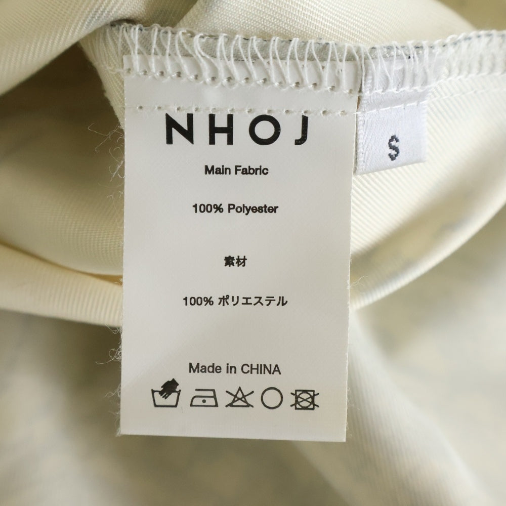NO BRAND(ノーブランド) JOHNジョン FRENCH SCENTIC PRINTED DRESS フレンチ シーニック プリント 花柄 ポリエステル ドレス ワンピース アイボリー/ネイビー レディース
