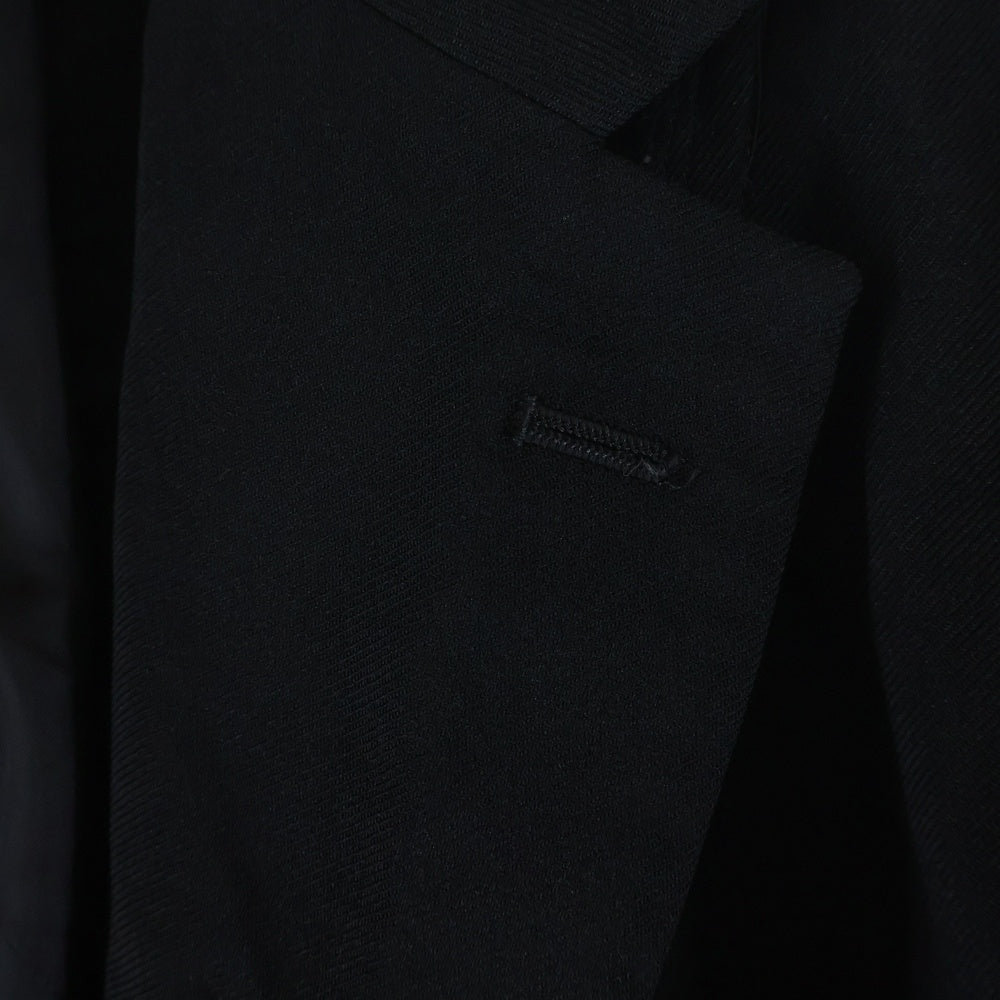 COMME des GARCONS HOMME PLUS(コムデギャルソンオムプリュス) 24SS AD2023 変形 カッティング 2Bシングルテーラードジャケット ブラック PM-J037