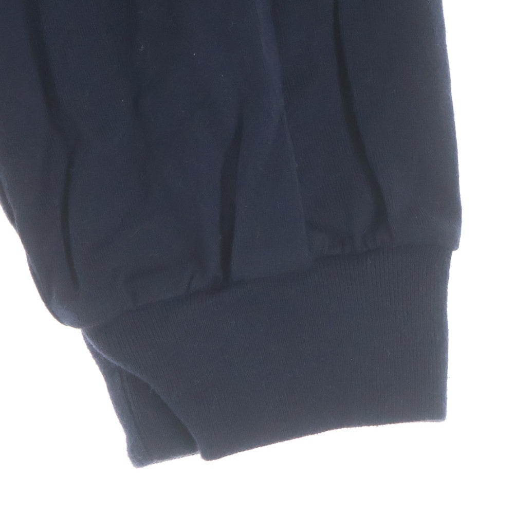 WTAPS(ダブルタップス) 23SS DESIGN 01 LS COTTON COLLEGE カレッジ デザイン クルーネック長袖Tシャツ カットソー ネイビー 231ATDT-CSM03