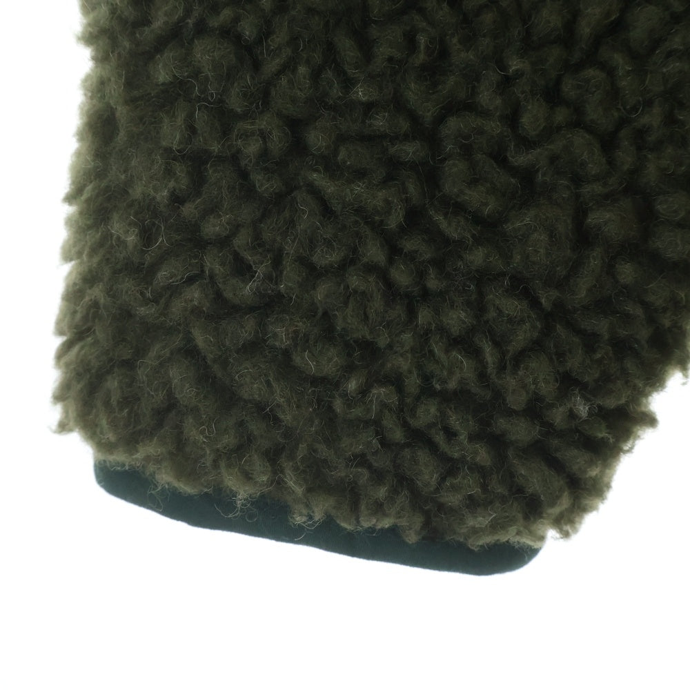 THE NORTH FACE PURPLE LABEL(ノースフェイスパープルレーベル) WOOL BOA FLEECE LONG COAT ウール ボア フリース ロングコート カーキ NAW2050N レディース