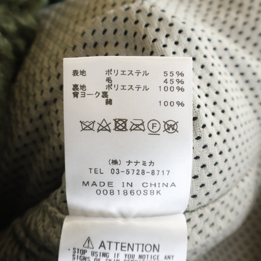 THE NORTH FACE PURPLE LABEL(ノースフェイスパープルレーベル) WOOL BOA FLEECE LONG COAT ウール ボア フリース ロングコート カーキ NAW2050N レディース
