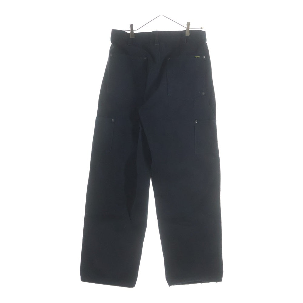 SUPREME(シュプリーム) 25AW Reflective Double Knee Pant リフレクターロゴ ジップフライ ダブルニーデニムパンツ ブラック