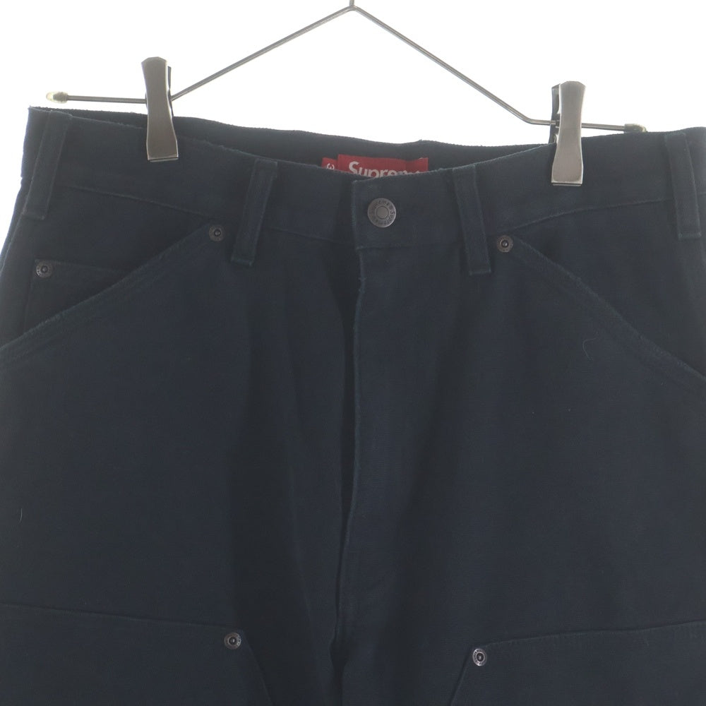 SUPREME(シュプリーム) 25AW Reflective Double Knee Pant リフレクターロゴ ジップフライ ダブルニーデニムパンツ ブラック